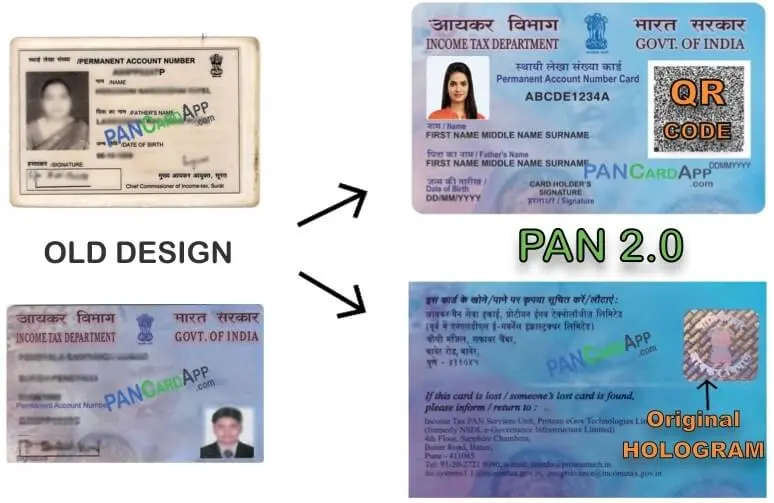 pan 2.0 reprint pan card